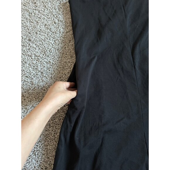 Vince Womens Black Maxi Dress XXS Sleeveless A-Line Cotton Blend Stretch Fabric - Picture 7 of 12